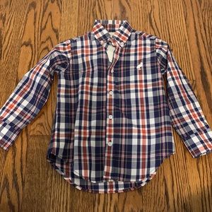 NWT Beaufort Bonnet Company Deans List Buttondown Plaid Size 2t